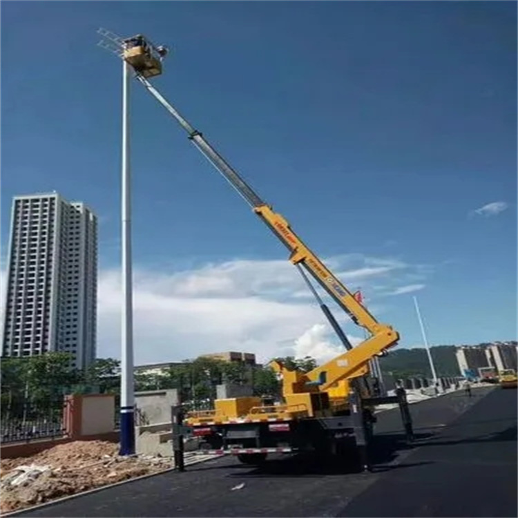 靖江维修路灯的曲臂升降车出租